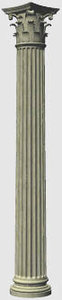 classical corinthian column 3d model