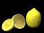 lemon fruit 3d model