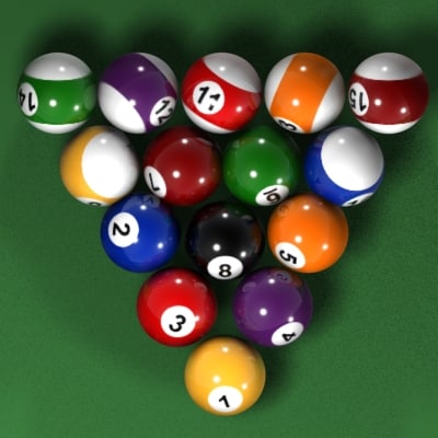 pool ball 3d model