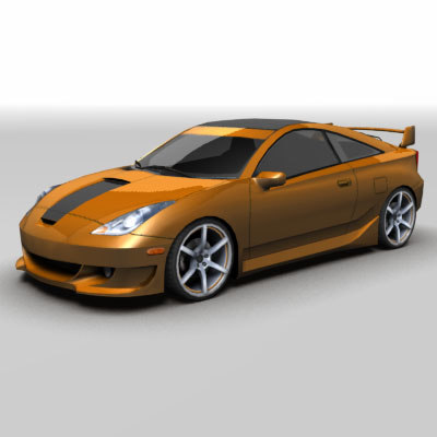 toyota celica 3d model