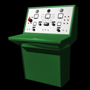 lightwave sci-fi control console
