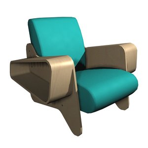 arm chair 3d model