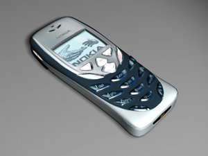 nokia 8310 cell phone 3d 3ds