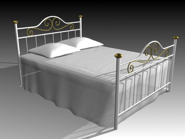 3d model bed furniture