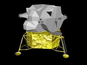 apollo lunar spacecraft 3d model