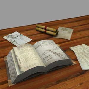 book papers 3d model