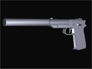 makarov pistol 3d model