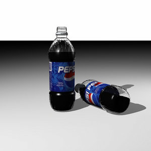 bottle soda 3d model