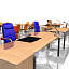 3d model office furniture pack