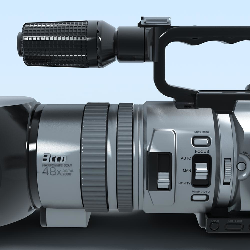 sony vx2000 camcorder 3d max