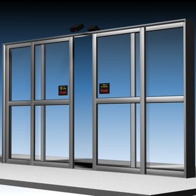 Automatic Doors Commercial Max, Commercial Sliding Glass Doors