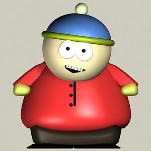 cartman southpark 3d model