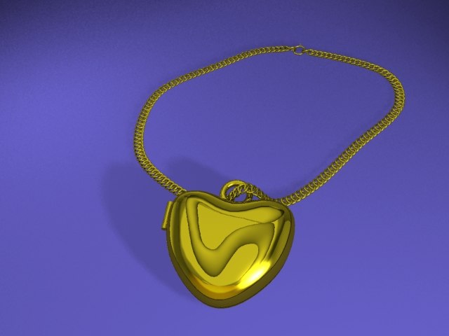 max beautiful necklace animation heart