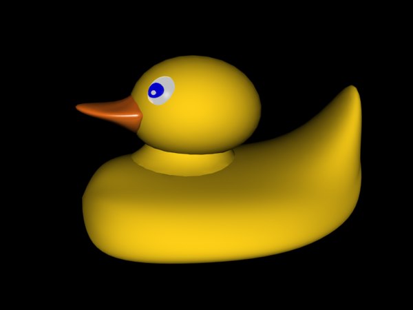 3d duck doll