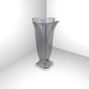 vase flower glass 3d dxf