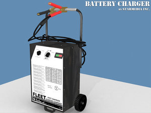 3d model battery charger batterycharger