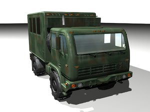 fmtv trucks 3d model
