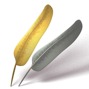 feather 3d model