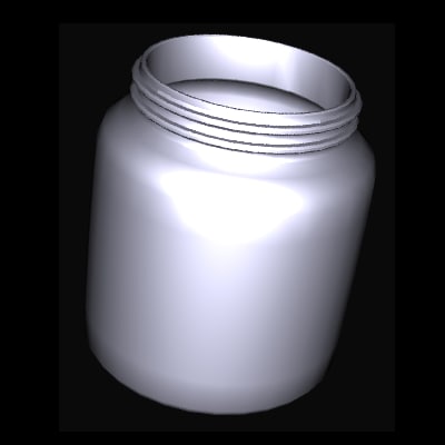 paint jar 3d model download
