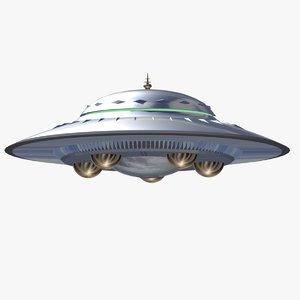 flying saucer 3d model
