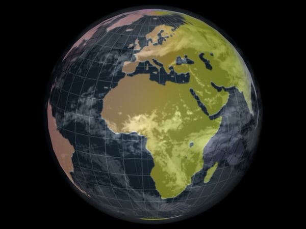 Maya Globe Animation