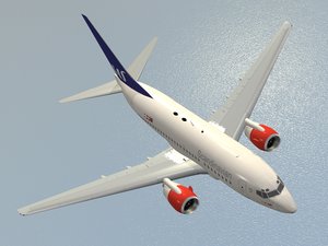 b 737-600 3d model