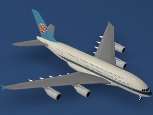 airbus a380-800 china southern 3d 3ds