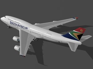 3ds b 747-400 south african