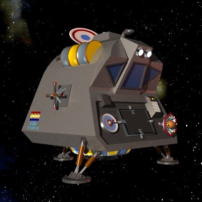 3d model space pod