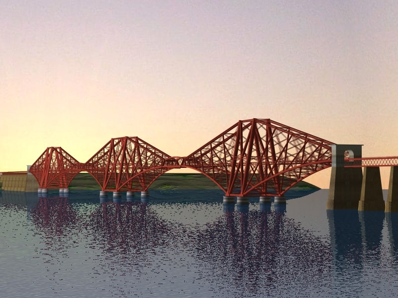 3ds Firth Forth Railway Bridge