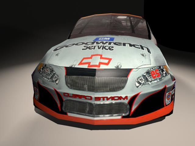 Nascar Car Race 3d Model