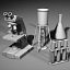 microscope bunsen burner 3d model