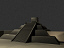 3d aztecs building pyramid