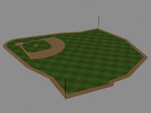baseball field 3d model