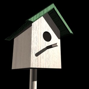 free max model backyard bird house