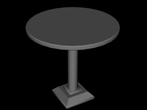 3d model of table