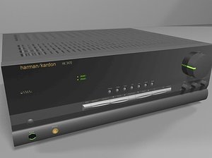 3d model of stereo receiver