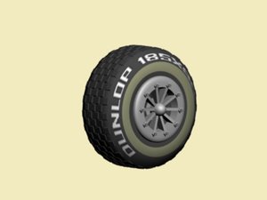 free wheel 3d model