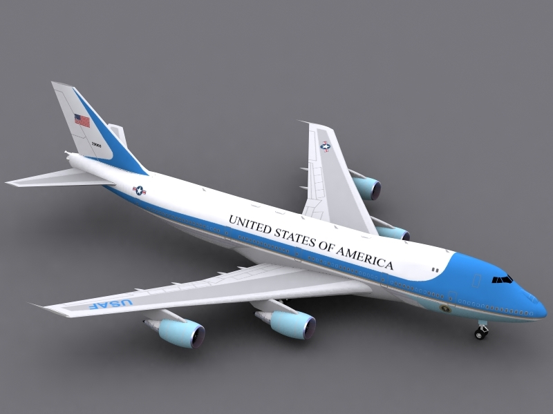 Boeing 747 200 Air Force One Dxf
