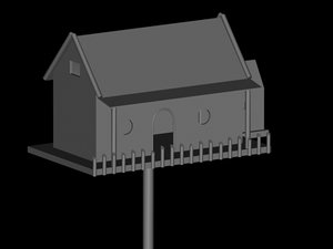 3d bird house