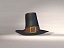 pilgrim hat 3d model