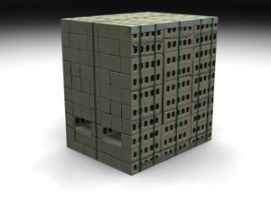 3ds stack bricks
