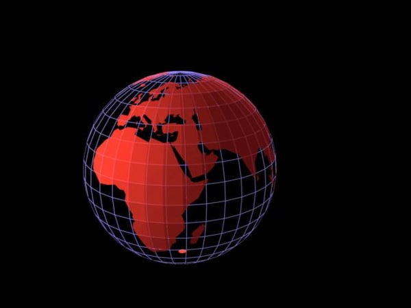 Download Earth Globe Wireframe 3d Model