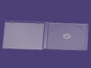 3d cd jewel case