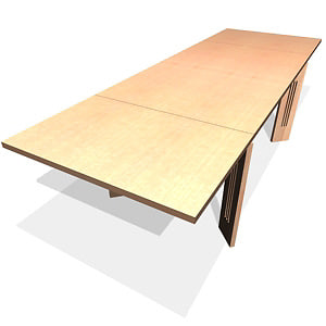 mackintosh table 3d model