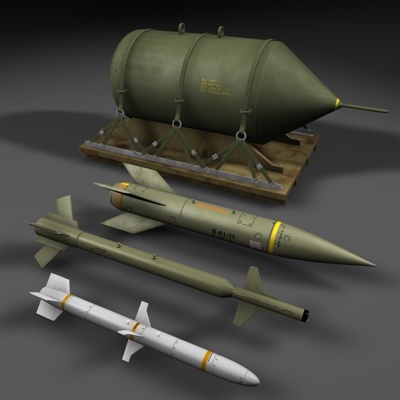 3d Model Blu-82b Bomb Air Missile