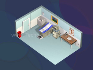 ultrasound room 3d model