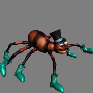 3ds max spider character