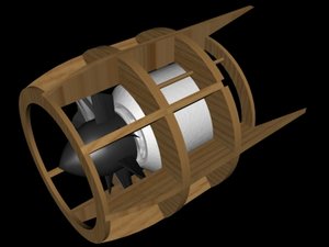 free r c electric ducted 3d model