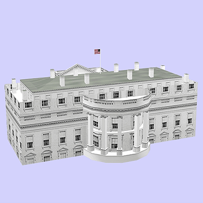white house 3d model